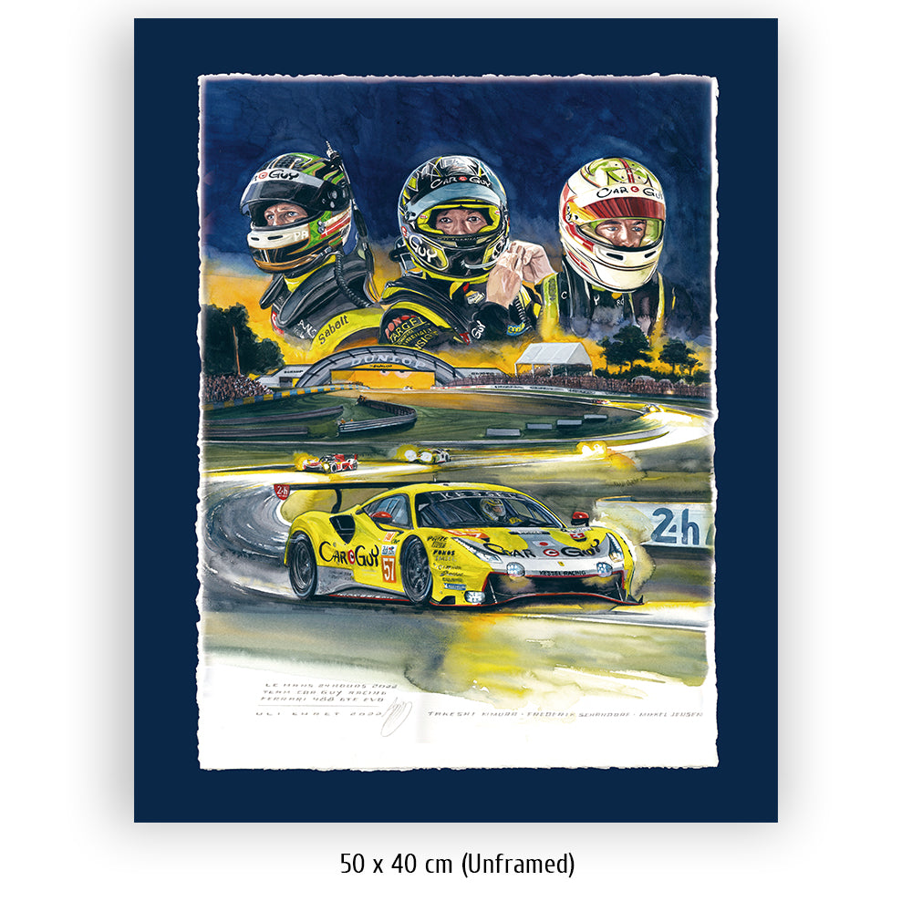 #1081 Voiture Guy Ferrari 488 GTE Evo, 2022