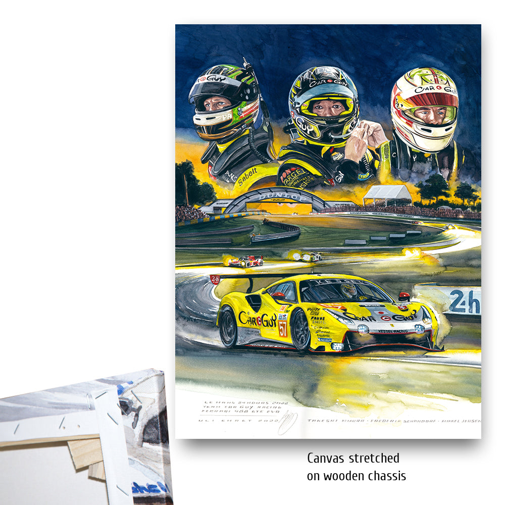 #1081 Voiture Guy Ferrari 488 GTE Evo, 2022