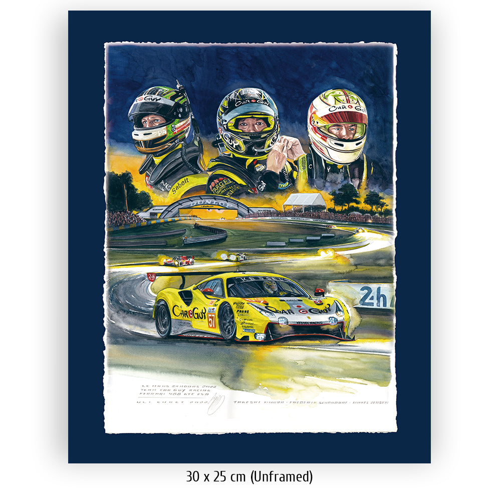 #1081 Voiture Guy Ferrari 488 GTE Evo, 2022