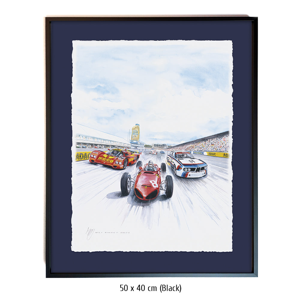 #1147 Hockenheim Historic Poster Art 2024