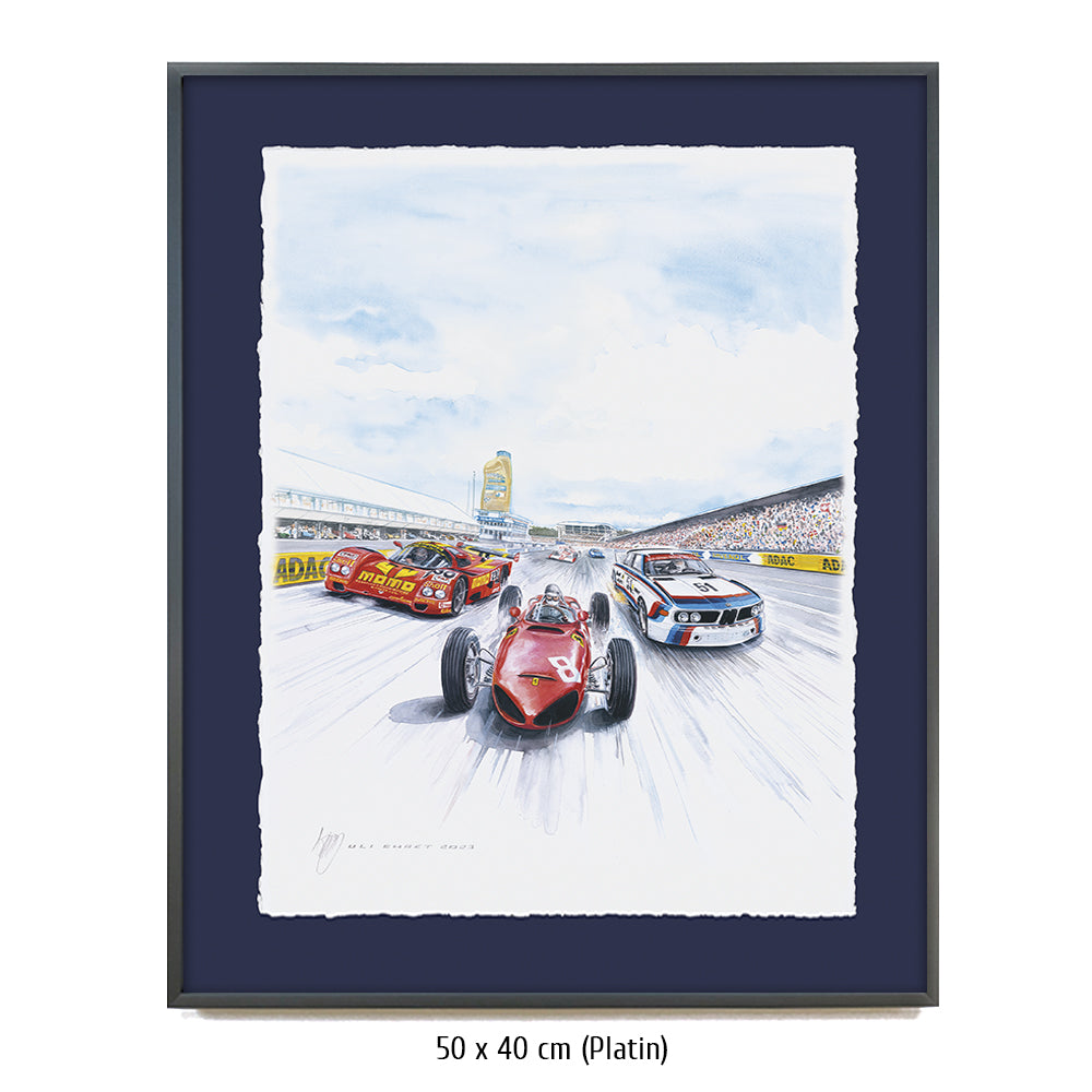 #1147 Hockenheim Historic Poster Art 2024