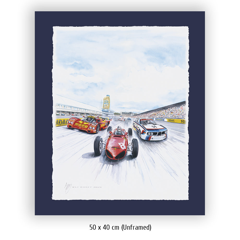 #1147 Hockenheim Historic Poster Art 2024