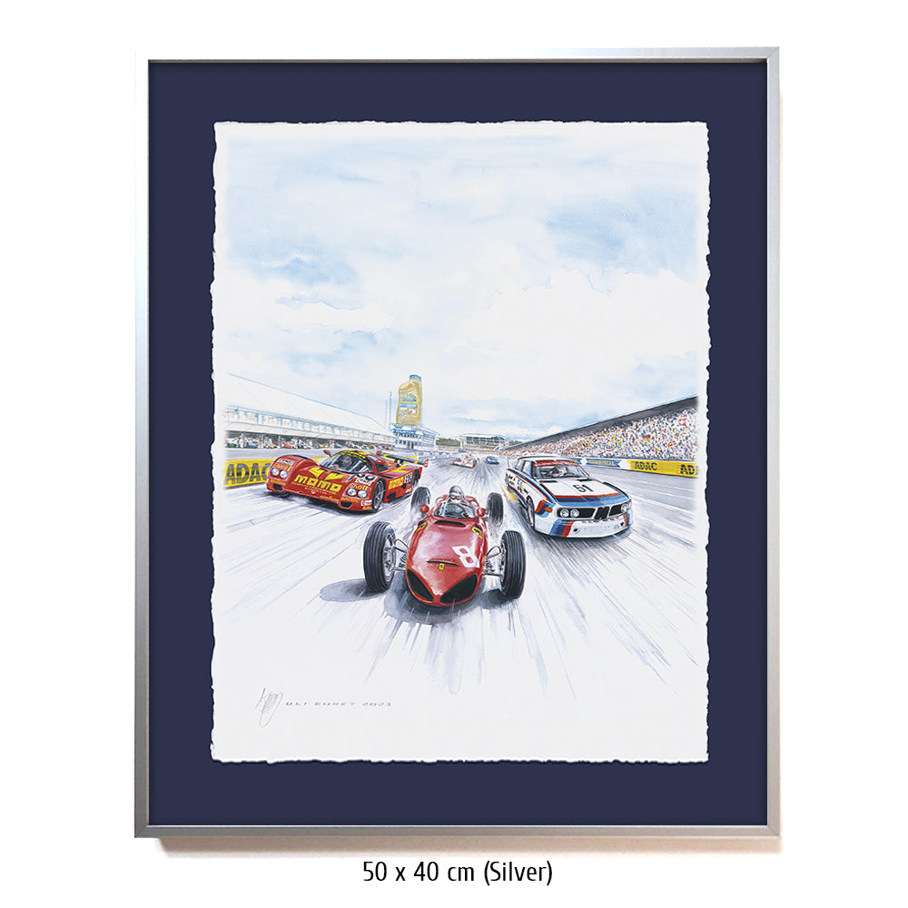 #1147 Hockenheim Historic Poster Art 2024