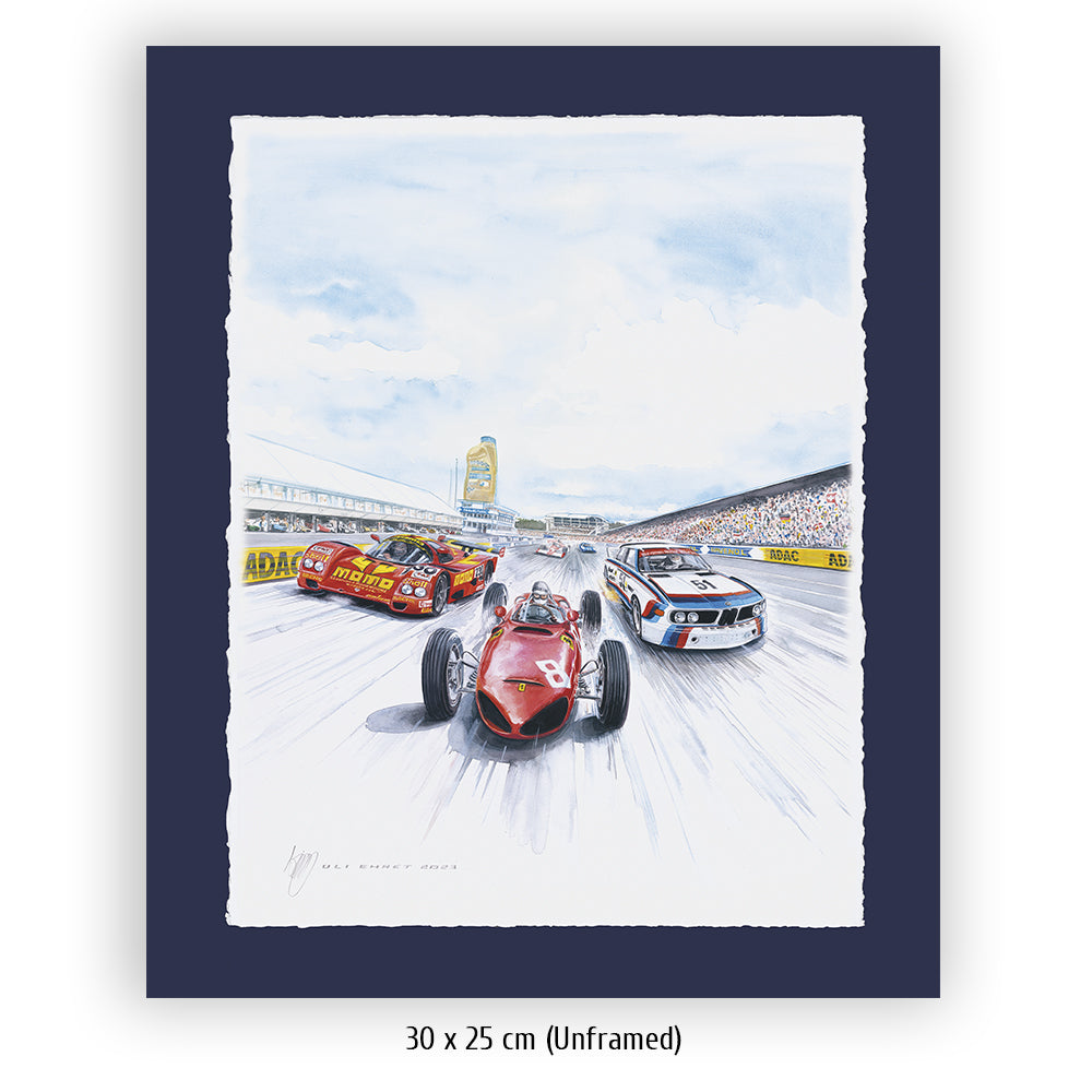 #1147 Hockenheim Historic Poster Art 2024