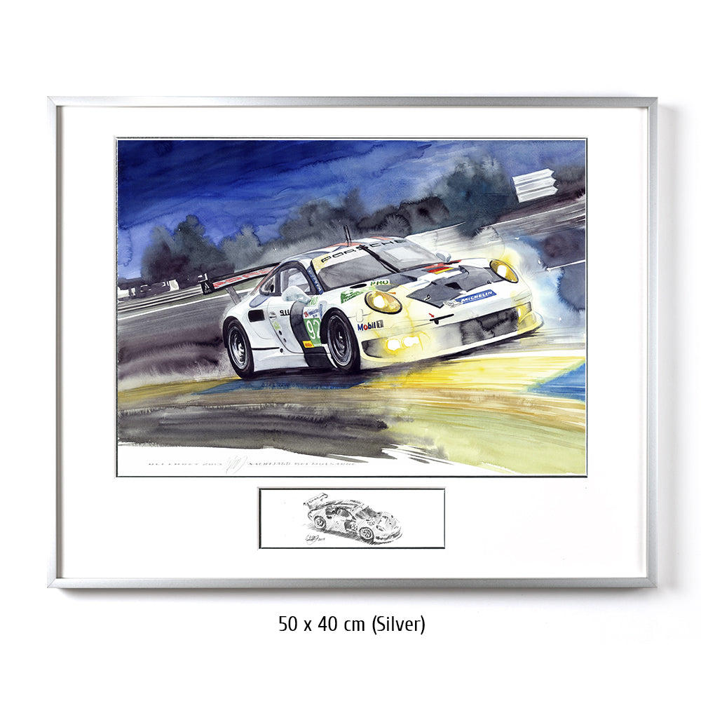 Modèle S, M normal à travers