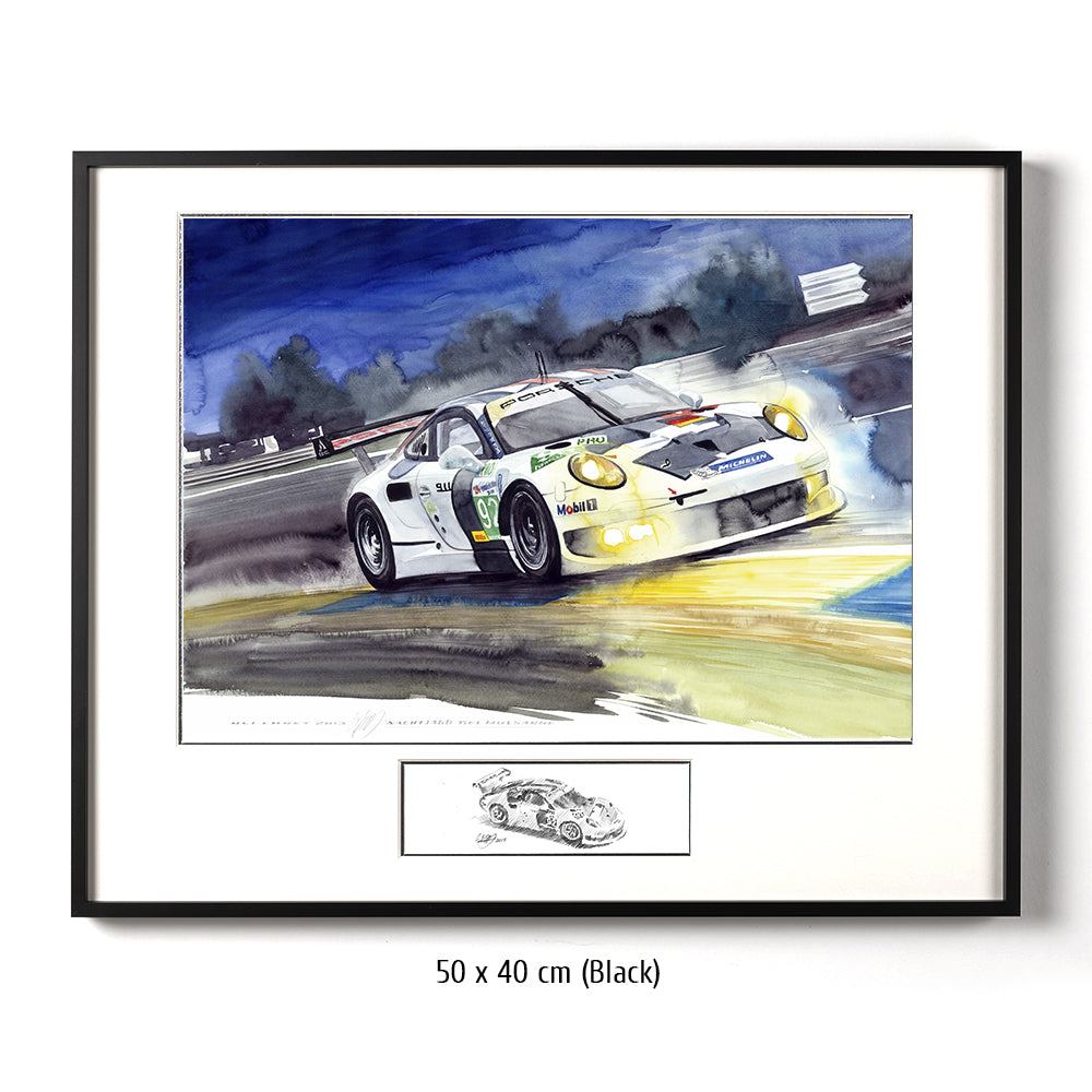 Modèle S, M normal à travers