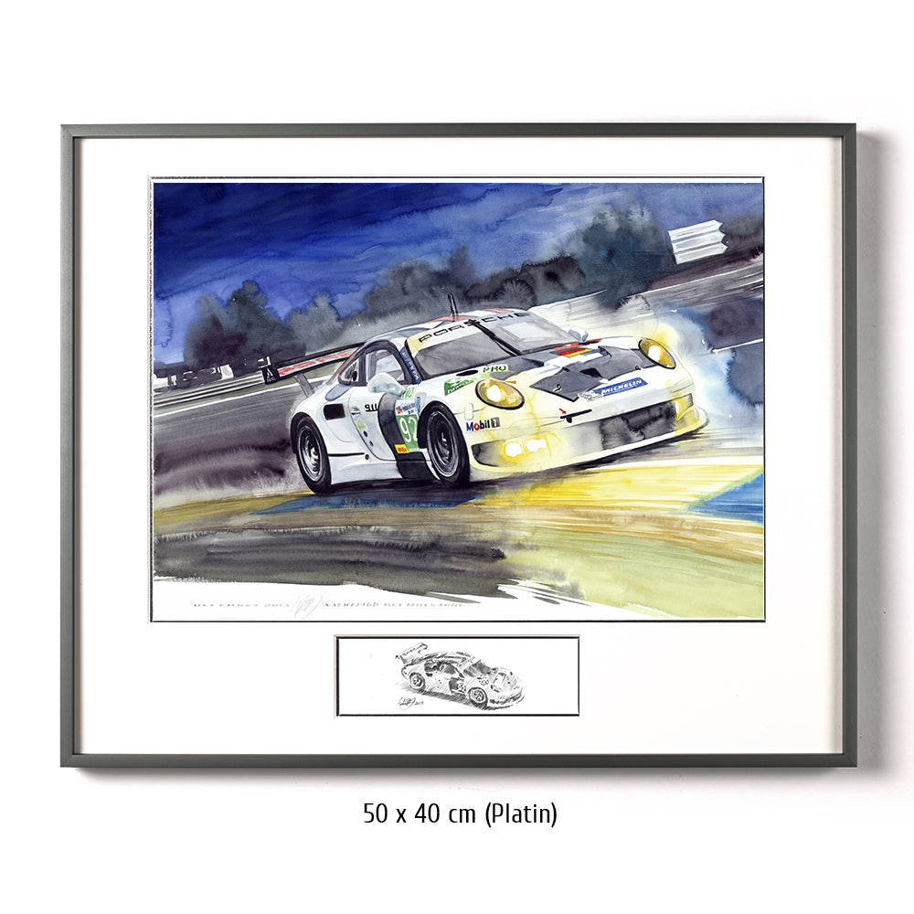 Modèle S, M normal à travers