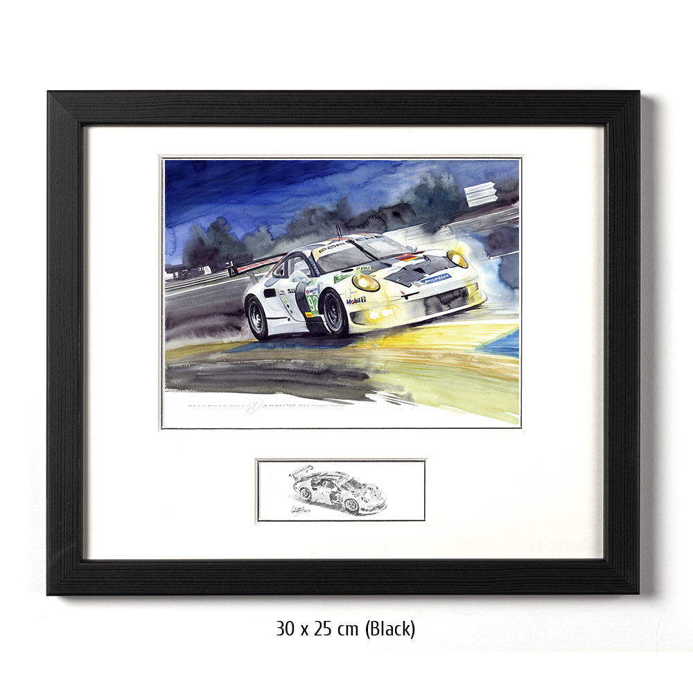 Modèle S, M normal à travers