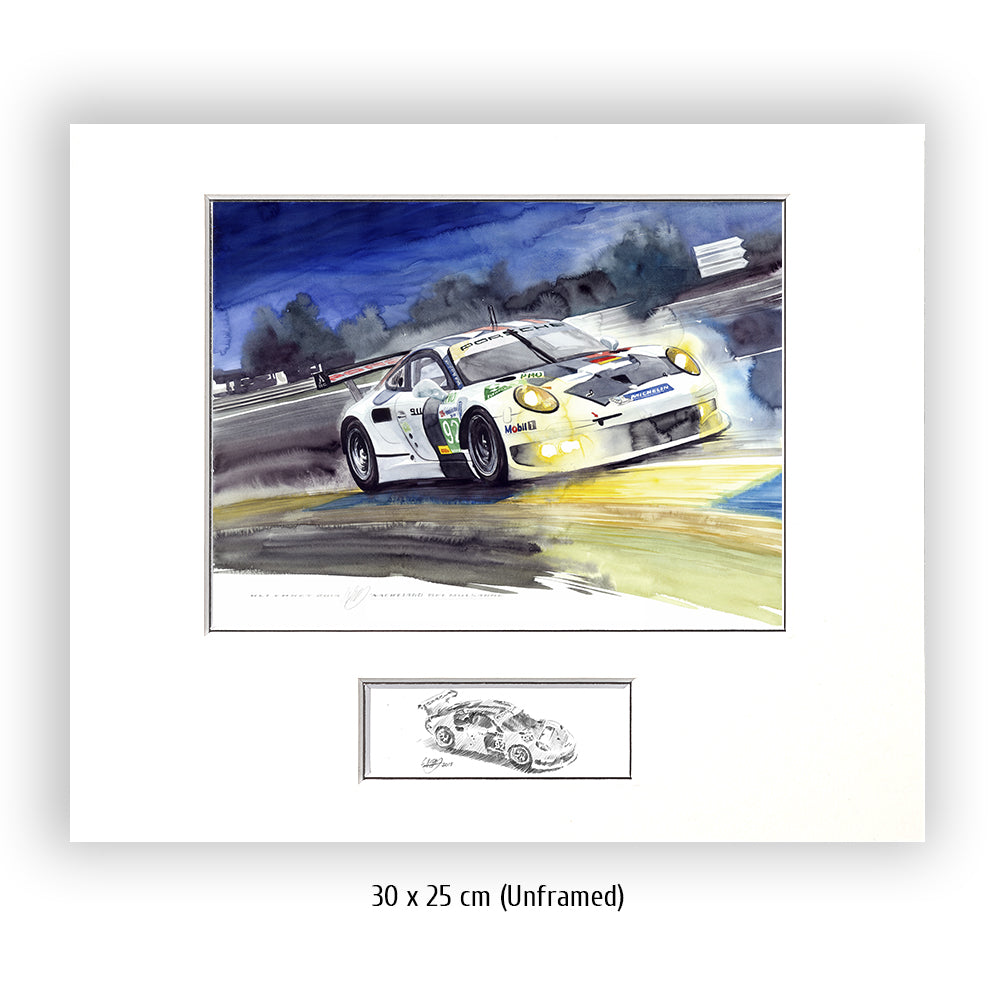 Modèle S, M normal à travers