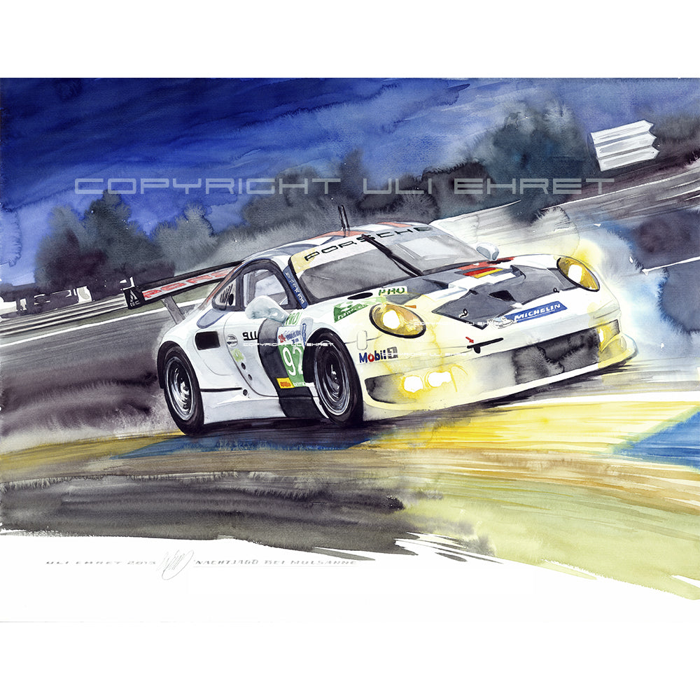 Modèle S, M normal à travers