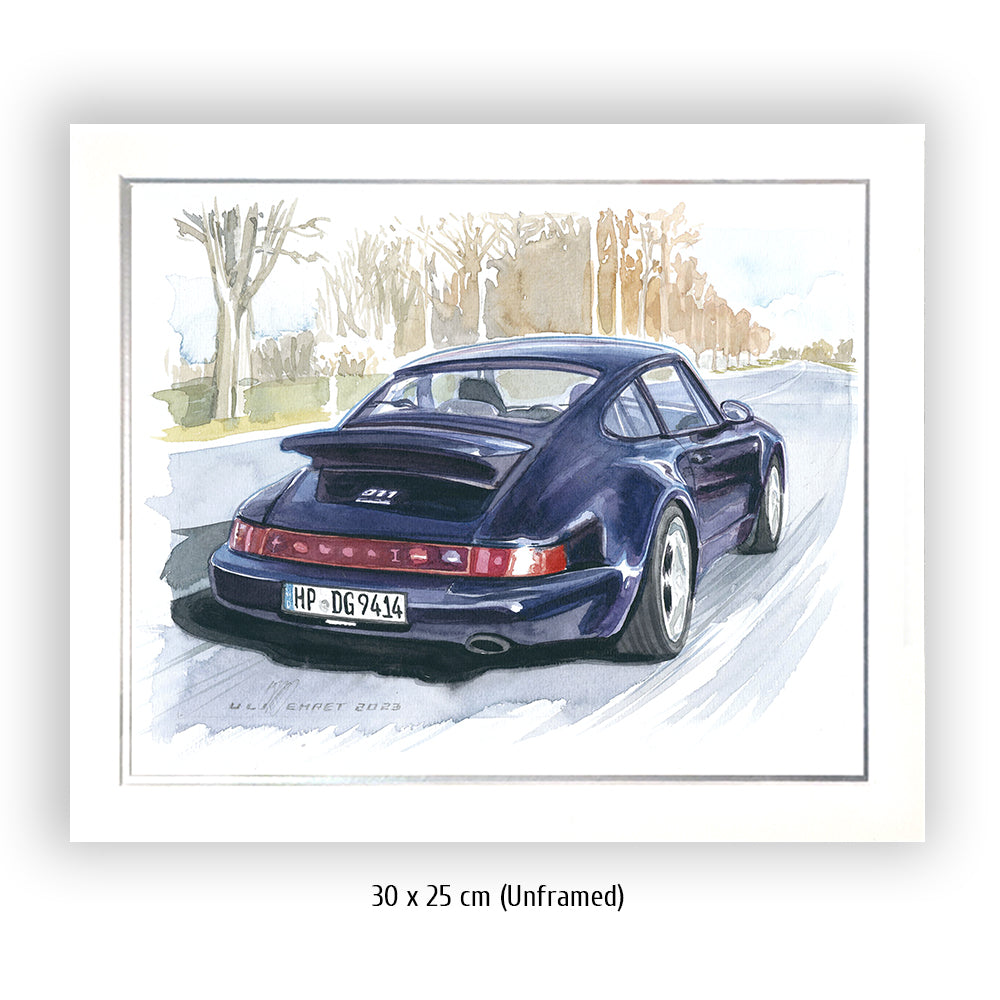 Modèle S, M normal à travers