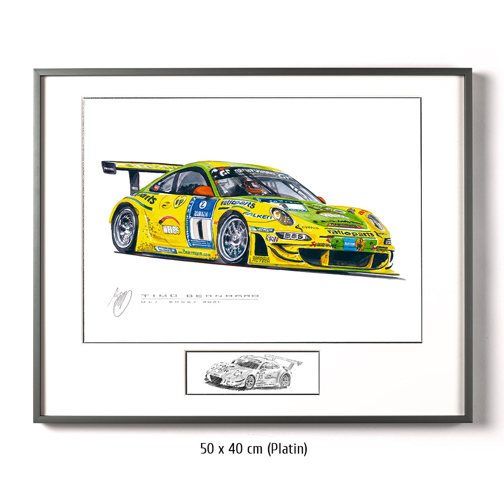 Modèle S, M normal à travers