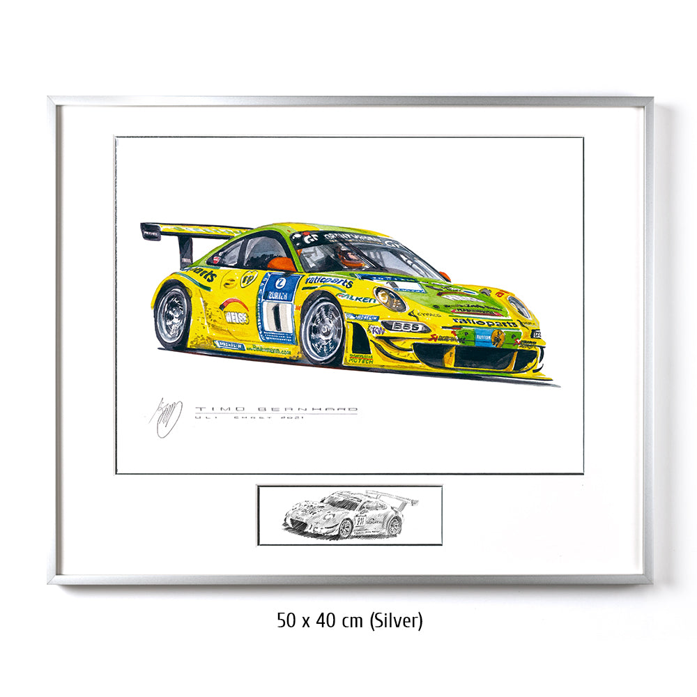 Modèle S, M normal à travers