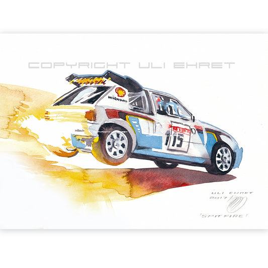#1232 ""Peugeot 205 GTI"" rally car