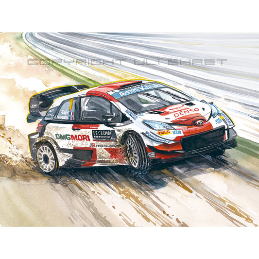 #1235 Toyota Yaris WRC Rallyecar