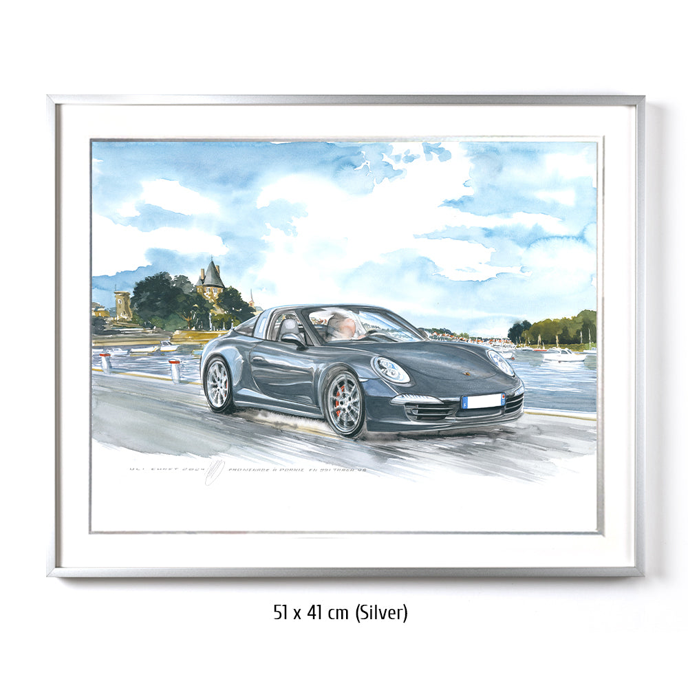 Modèle S, M normal à travers