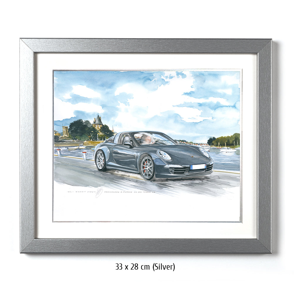 Modèle S, M normal à travers