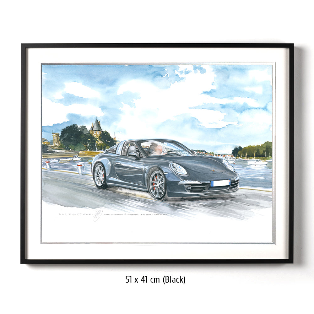 Modèle S, M normal à travers