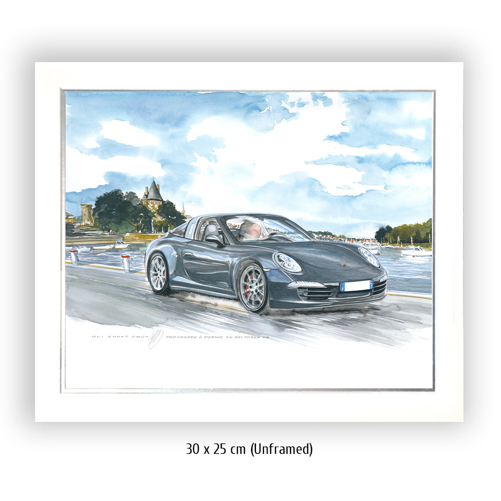 Modèle S, M normal à travers