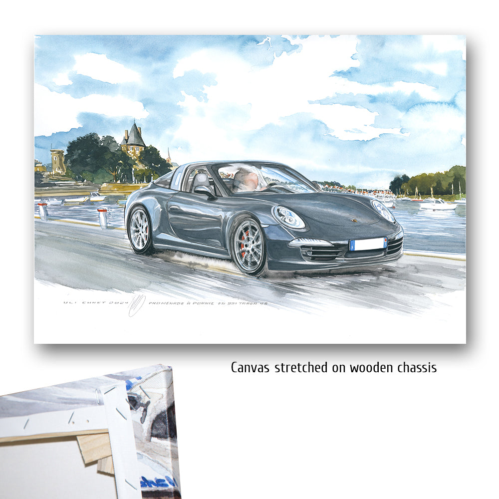 Modèle S, M normal à travers