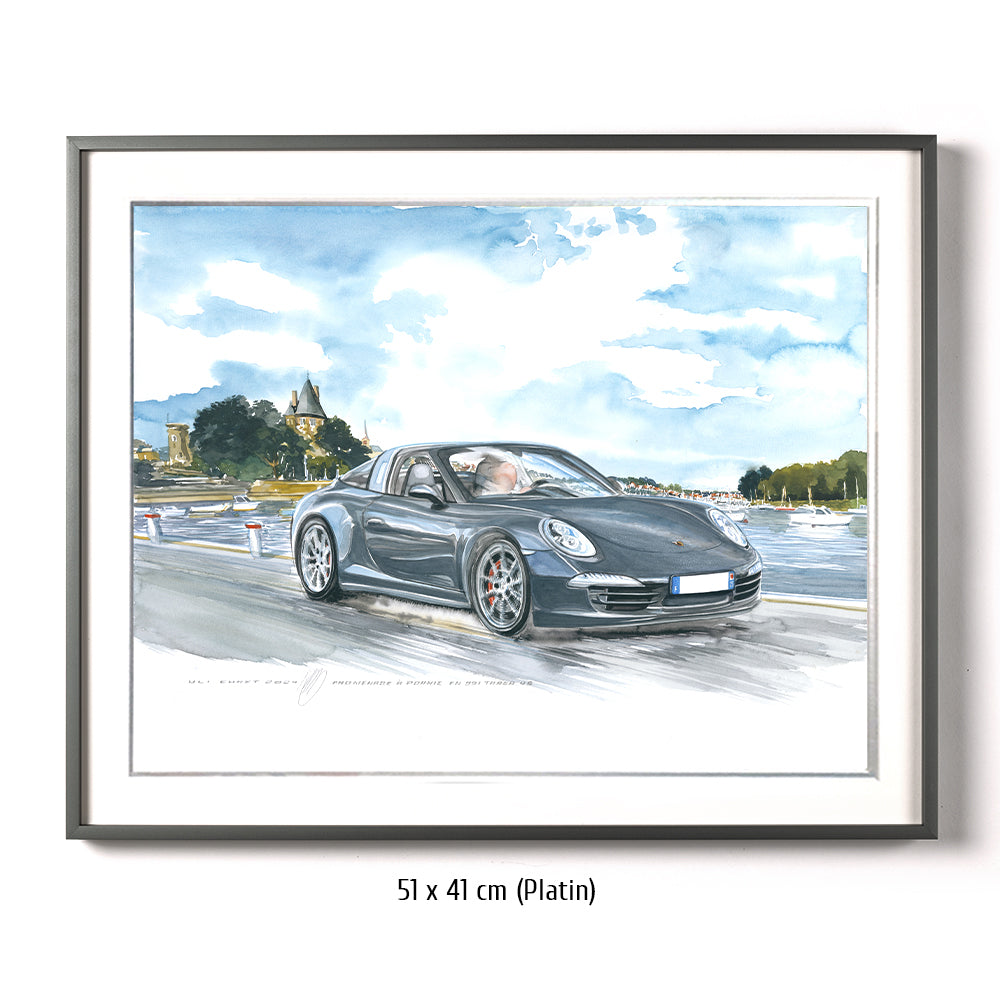 Modèle S, M normal à travers