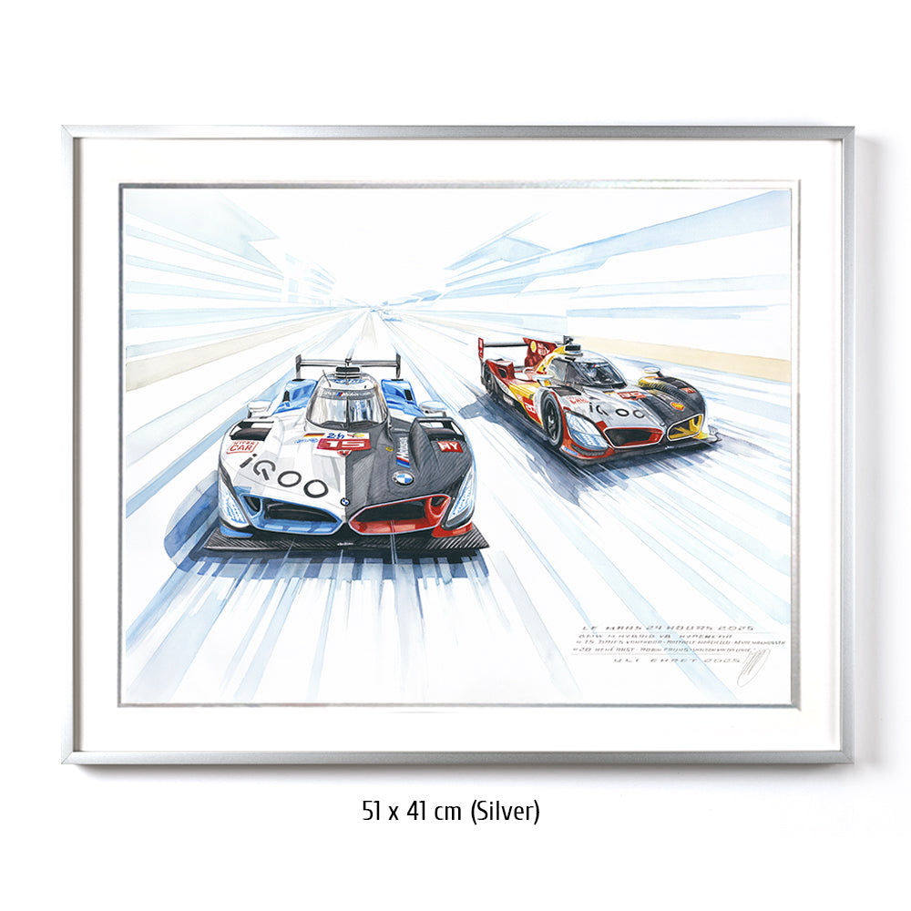 Modèle S, M normal à travers