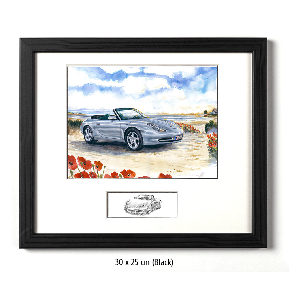 #0934 Porsche 911 Cabriolet am Meer