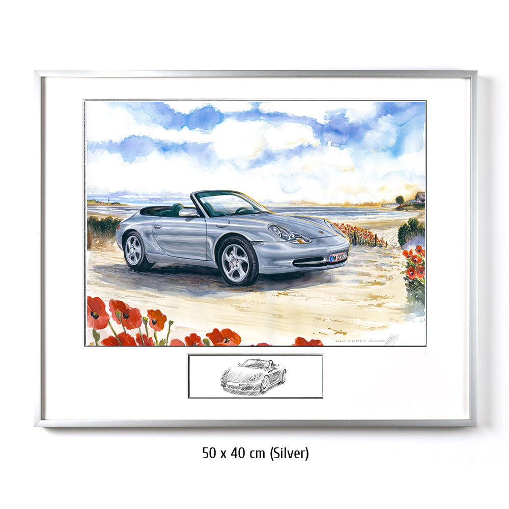 #0934 Porsche 911 Cabriolet am Meer