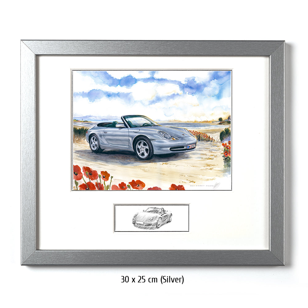 #0934 Porsche 911 Cabriolet am Meer