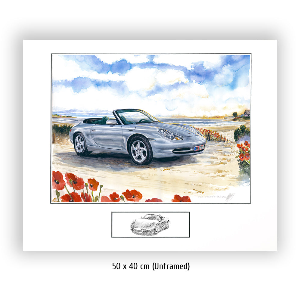 #0934 Porsche 911 Cabriolet am Meer