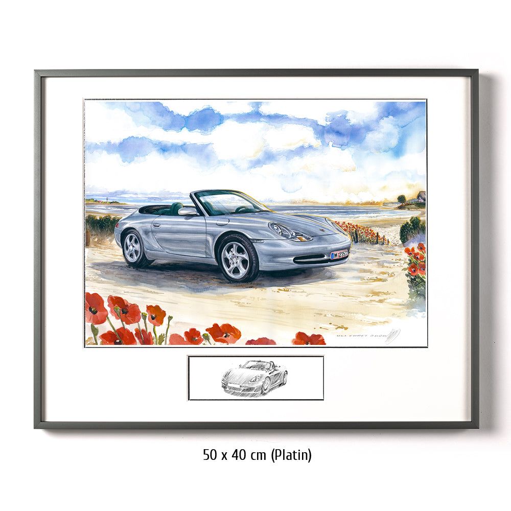 #0934 Porsche 911 Cabriolet am Meer