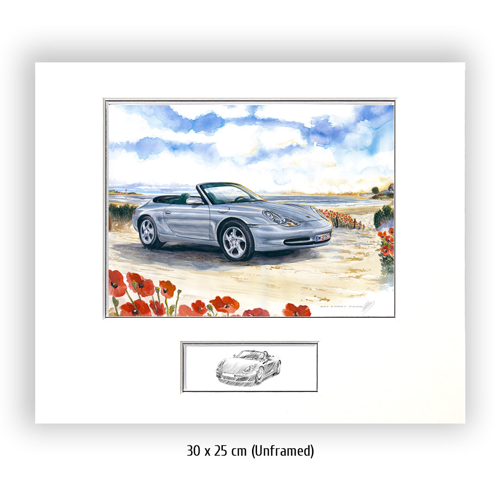 #0934 Porsche 911 Cabriolet am Meer