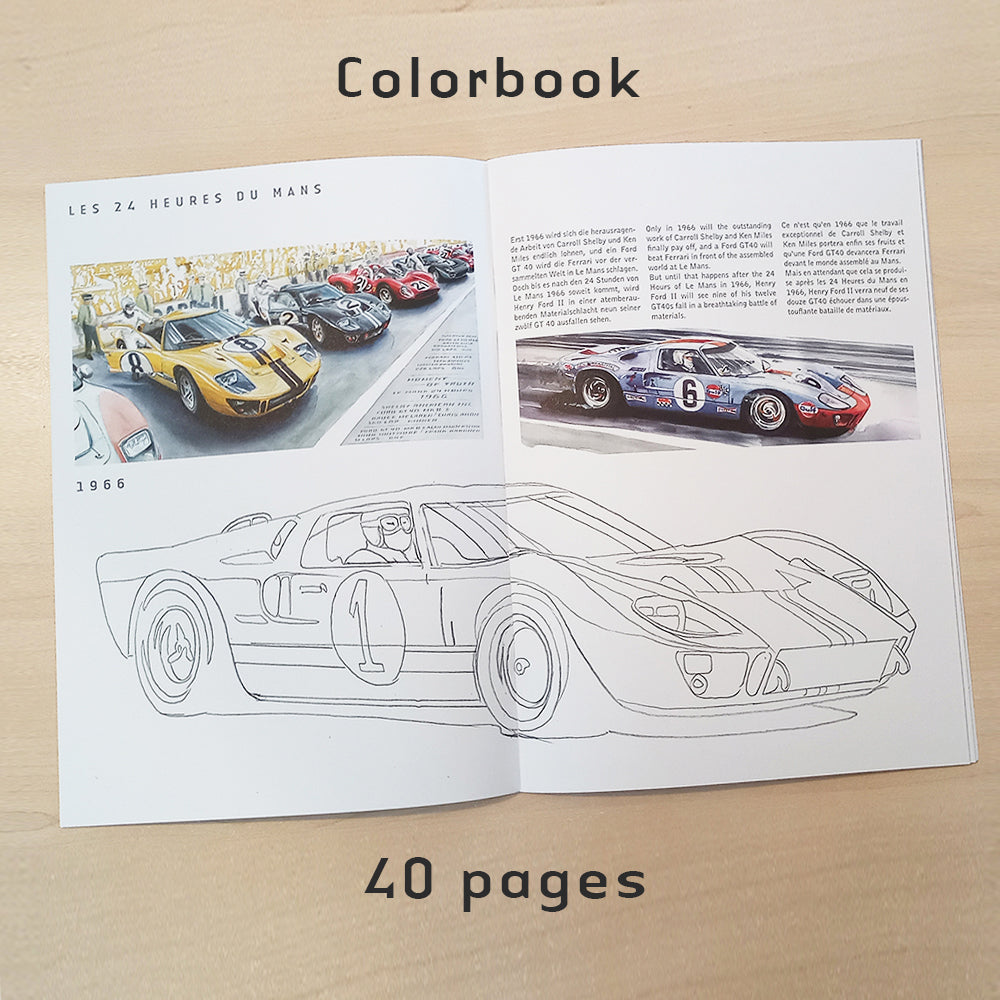 Uli's Racing Legends - 24H Le Mans Malbuch