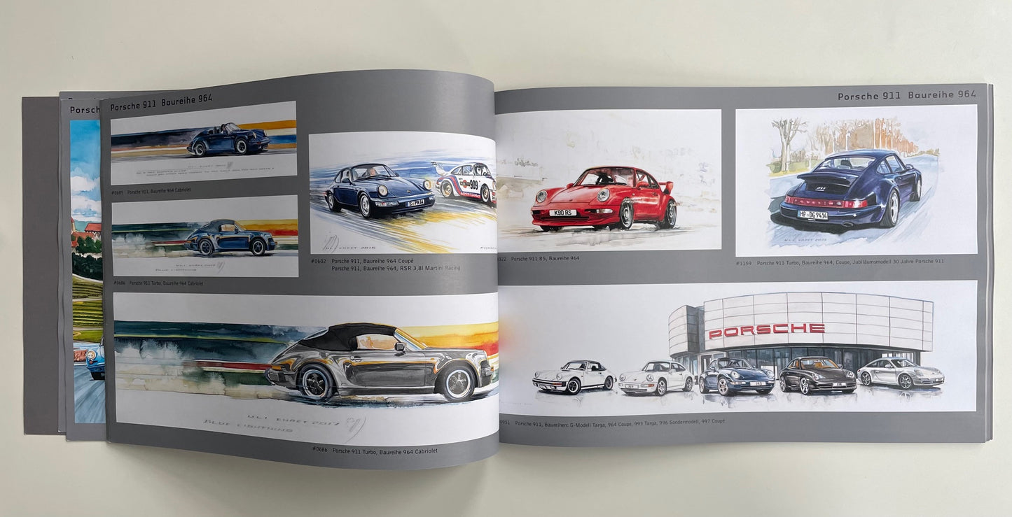 Katalog Uli´s Racing Legends - Porsche Aquarelle