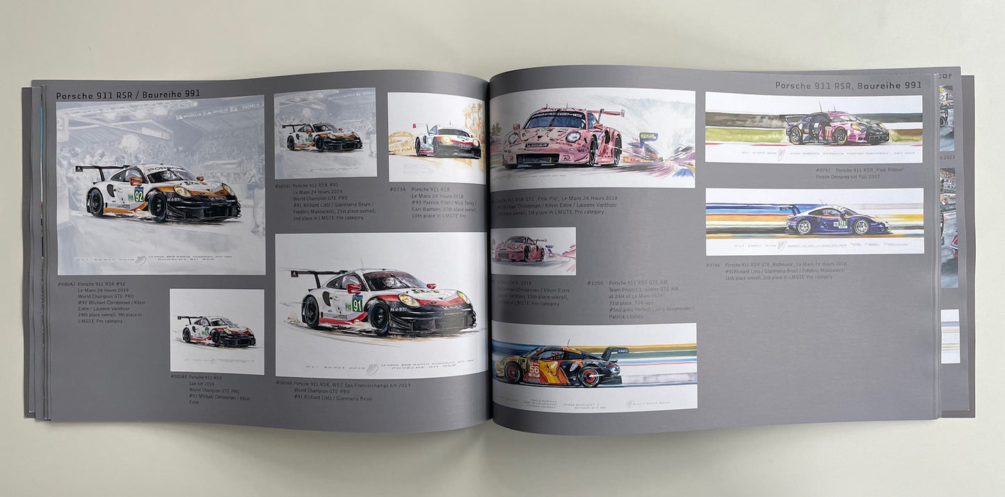 Katalog Uli´s Racing Legends - Porsche Aquarelle