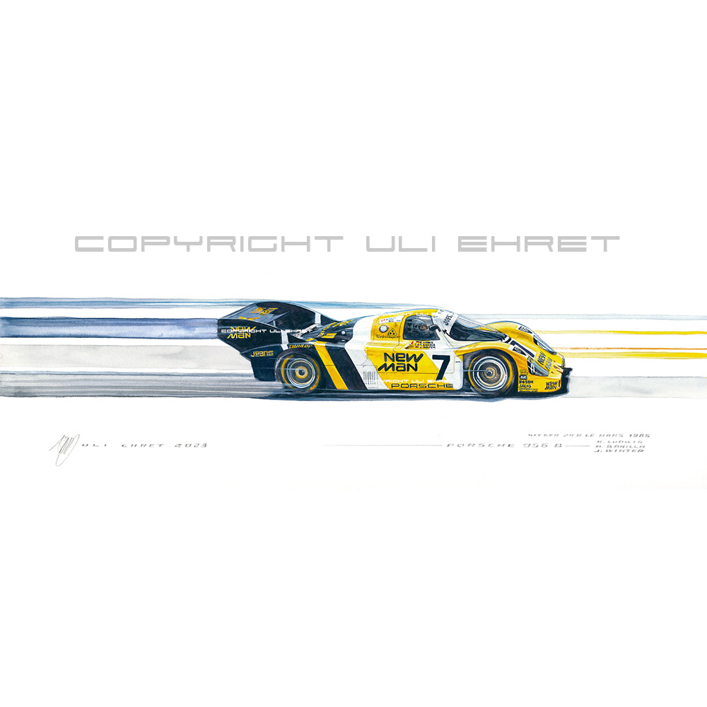 #1105  "Newman Team Jöst, Porsche 956B, #7"