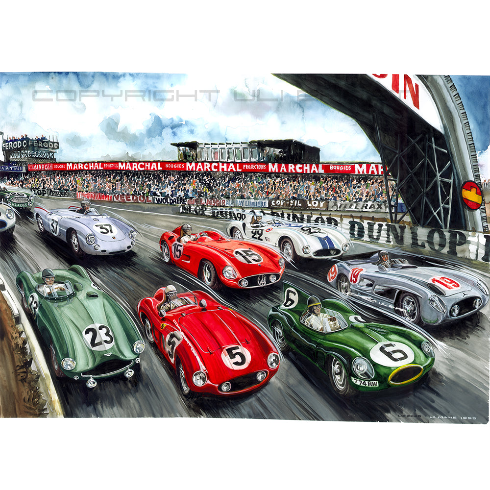 #0032 24H du Mans 1955