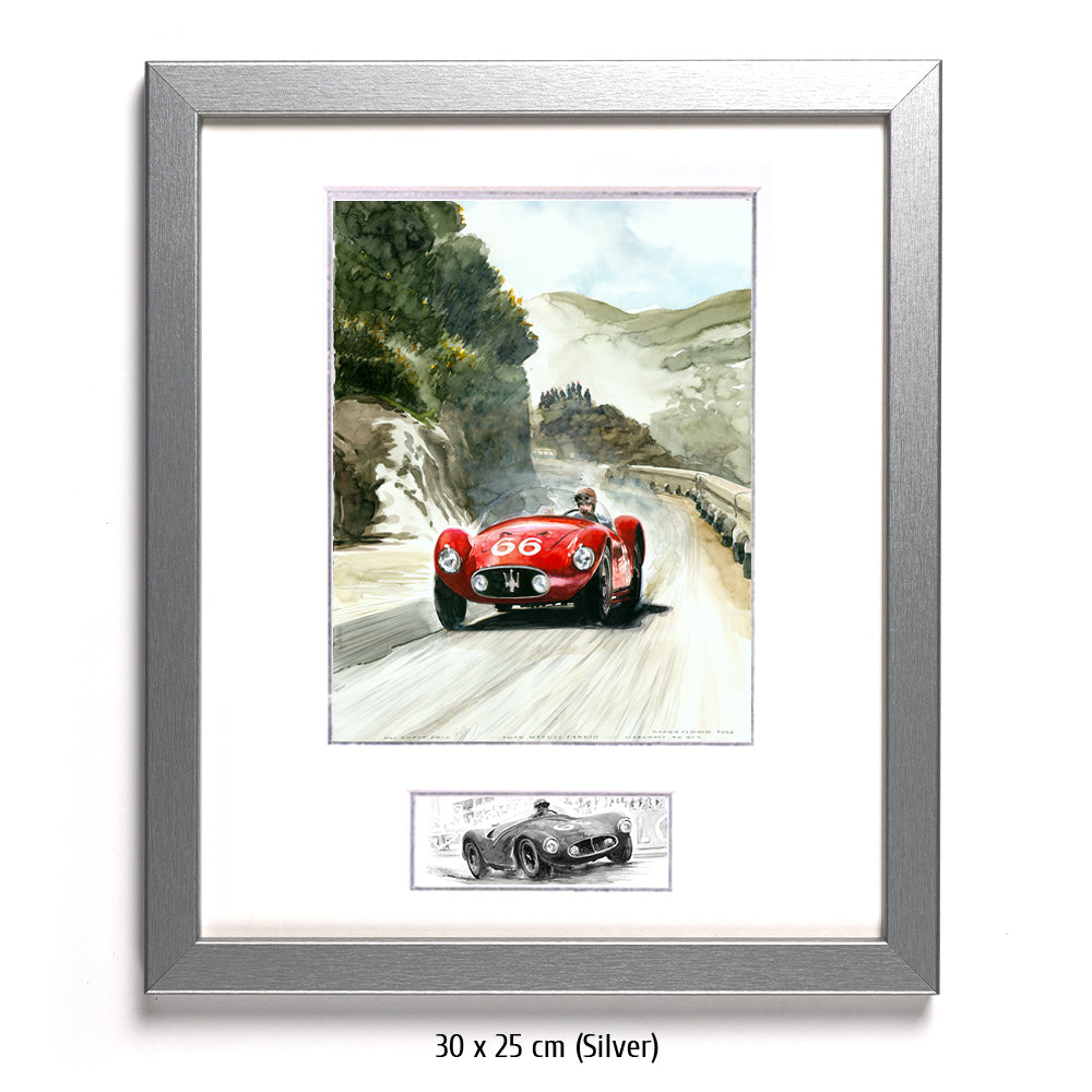 #0372 Juan Manuel Fangio, Maserati A6 GCS, Targa Florio 1953
