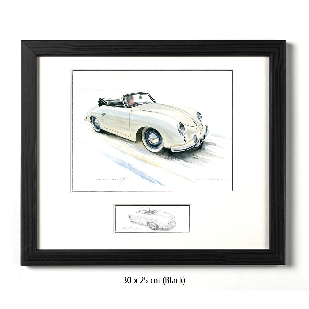 #0421 "Ein Wintertraum", Porsche 356 A Cabriolet