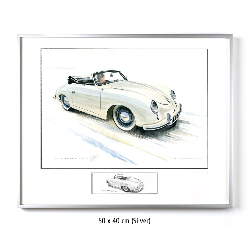 #0421 "Ein Wintertraum", Porsche 356 A Cabriolet