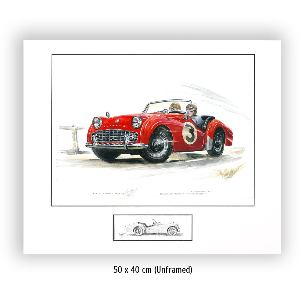 #0423 'Soleil au Mont Ventoux', Triumph TR3