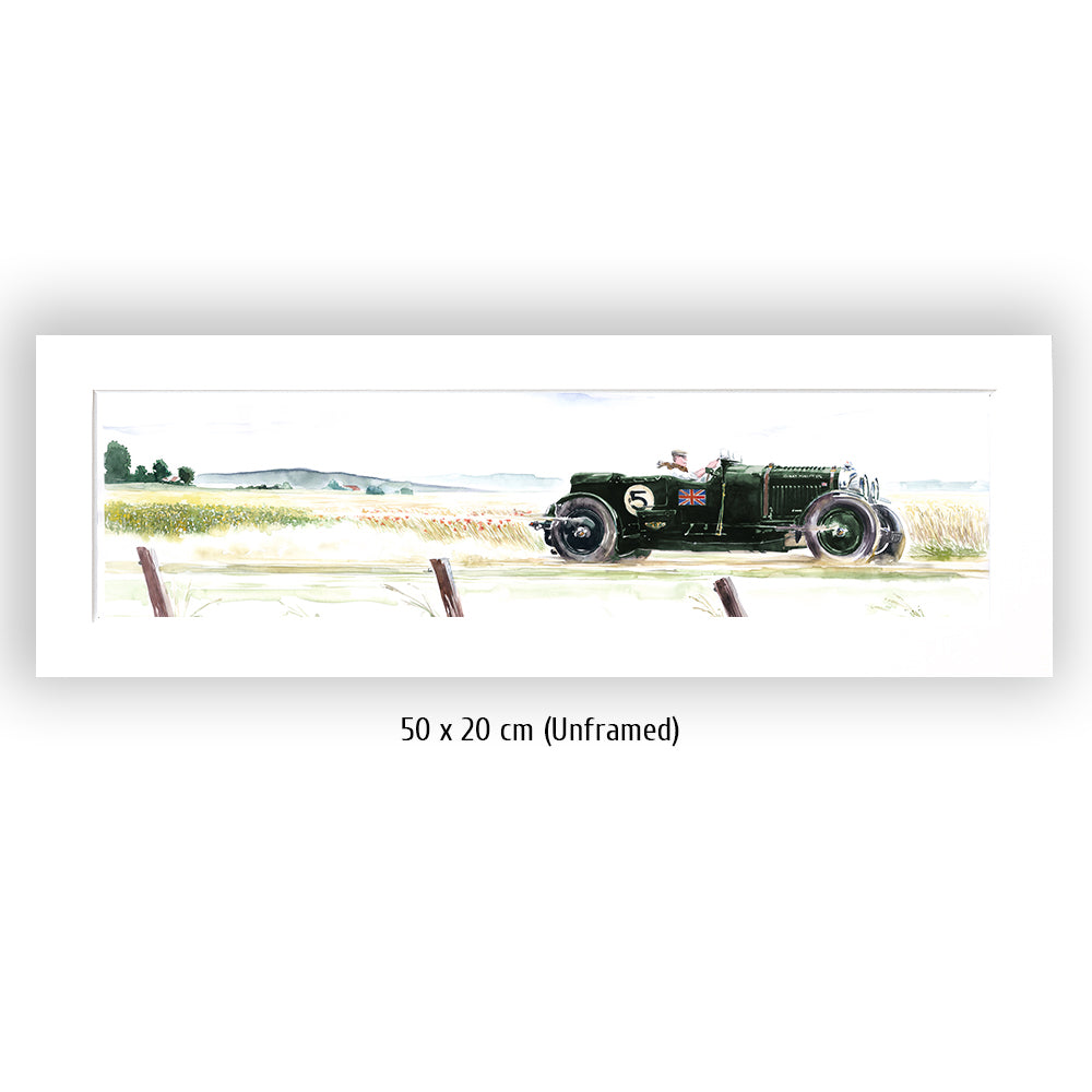 #0439  'Bentley in summer landscape'