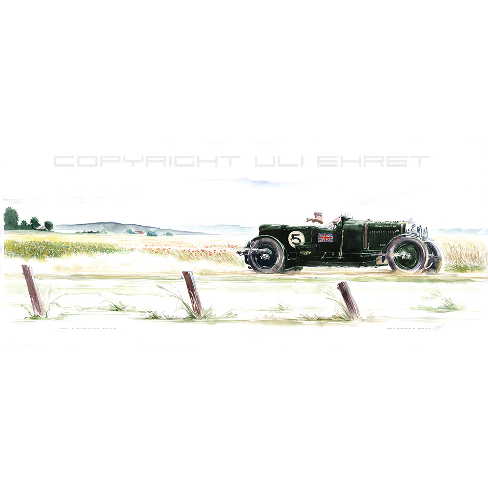 #0439  'Bentley in summer landscape'