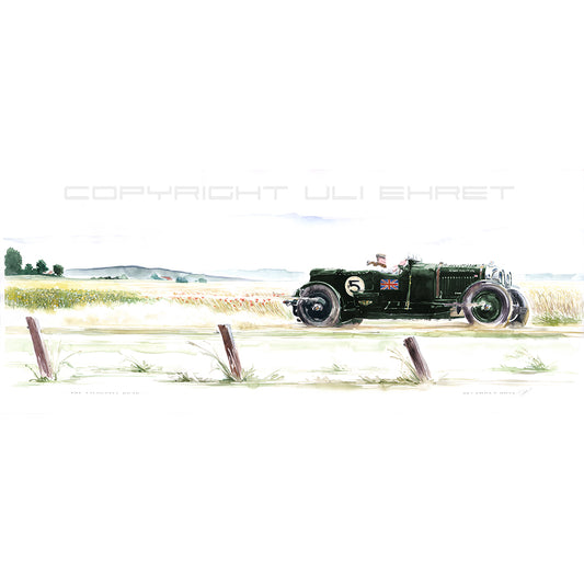 #0439  'Bentley in summer landscape'