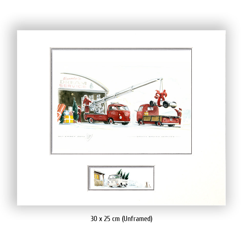 #0461 Volkswagen T2 pick-up truck 'Santa's Dream Service'