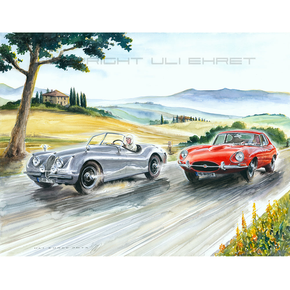 #0479 Jaguar E Type & Jaguar XK120