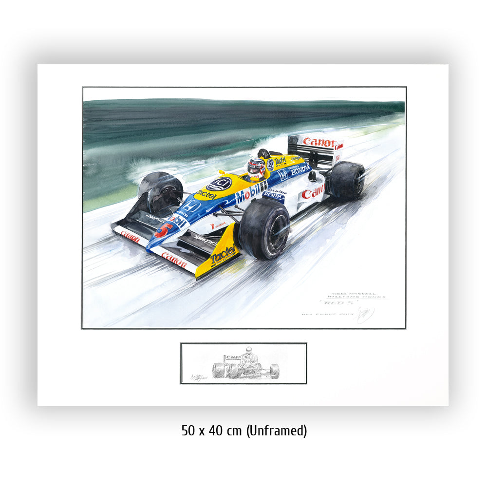 #0492 'Rouge 5', Nigel Mansell