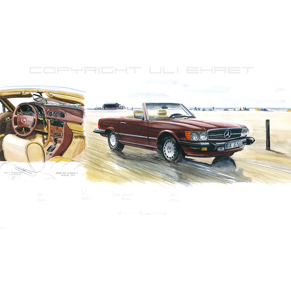 #0504 Mercedes 560SL