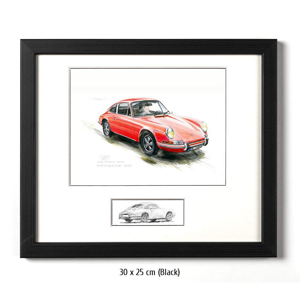 #0527 R "Porsche 911 Coupé rot"