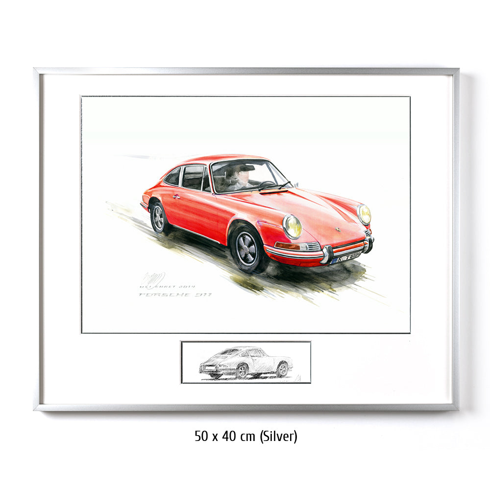 #0527 R "Porsche 911 Coupé rot"